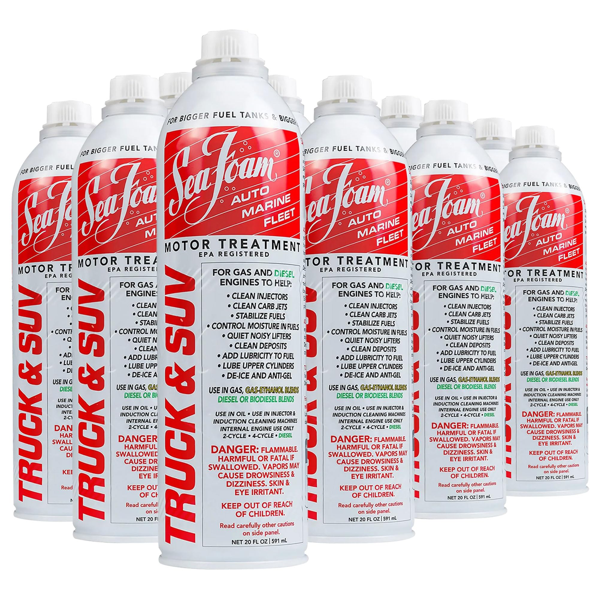 Truck & SUV Motor Treatment Fuel & Oil Additive, ST20, 20 oz, Pack of 12