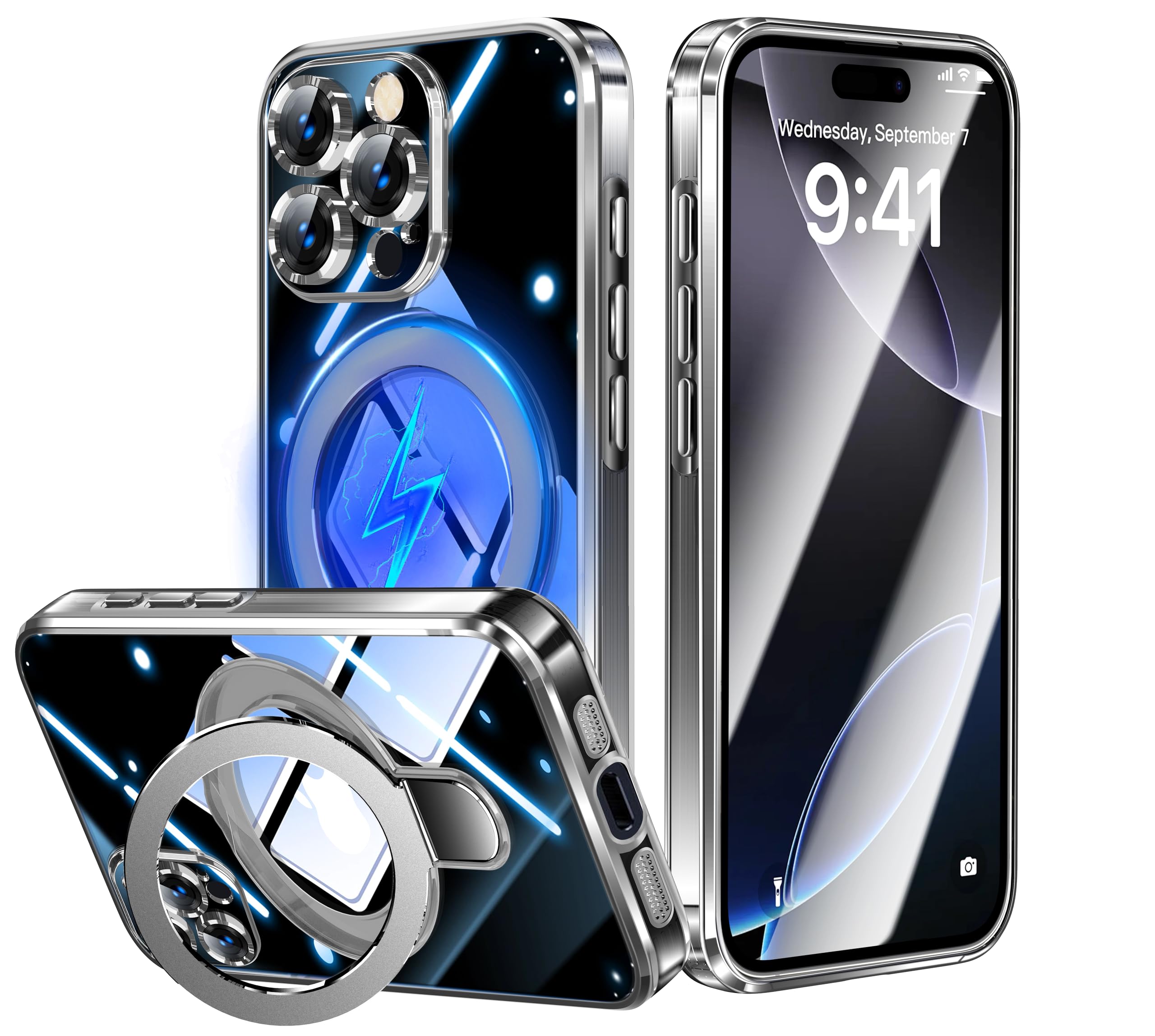 Amazon.co.jp: iPhone 16 Pro Max 用 ケース リング付き クリア