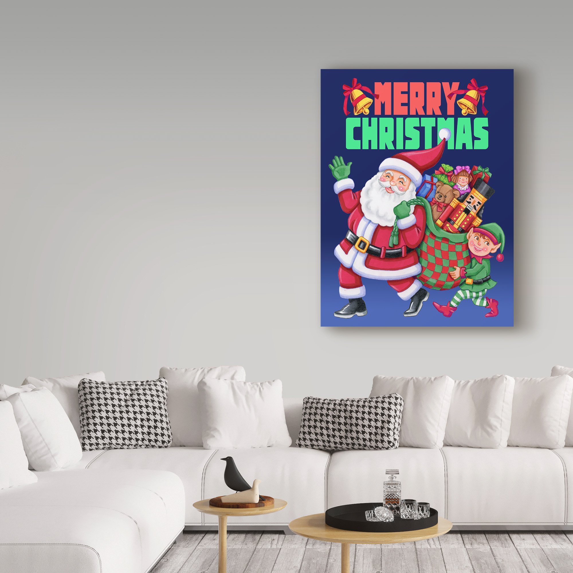 Amazon.co.jp: Kimura Designs クリスマスサンタエルフ 14x19インチ