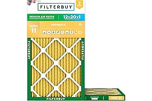 FilterBuy 12x20x1 Air Filter: Advanced MERV 11 Protection for Your Home