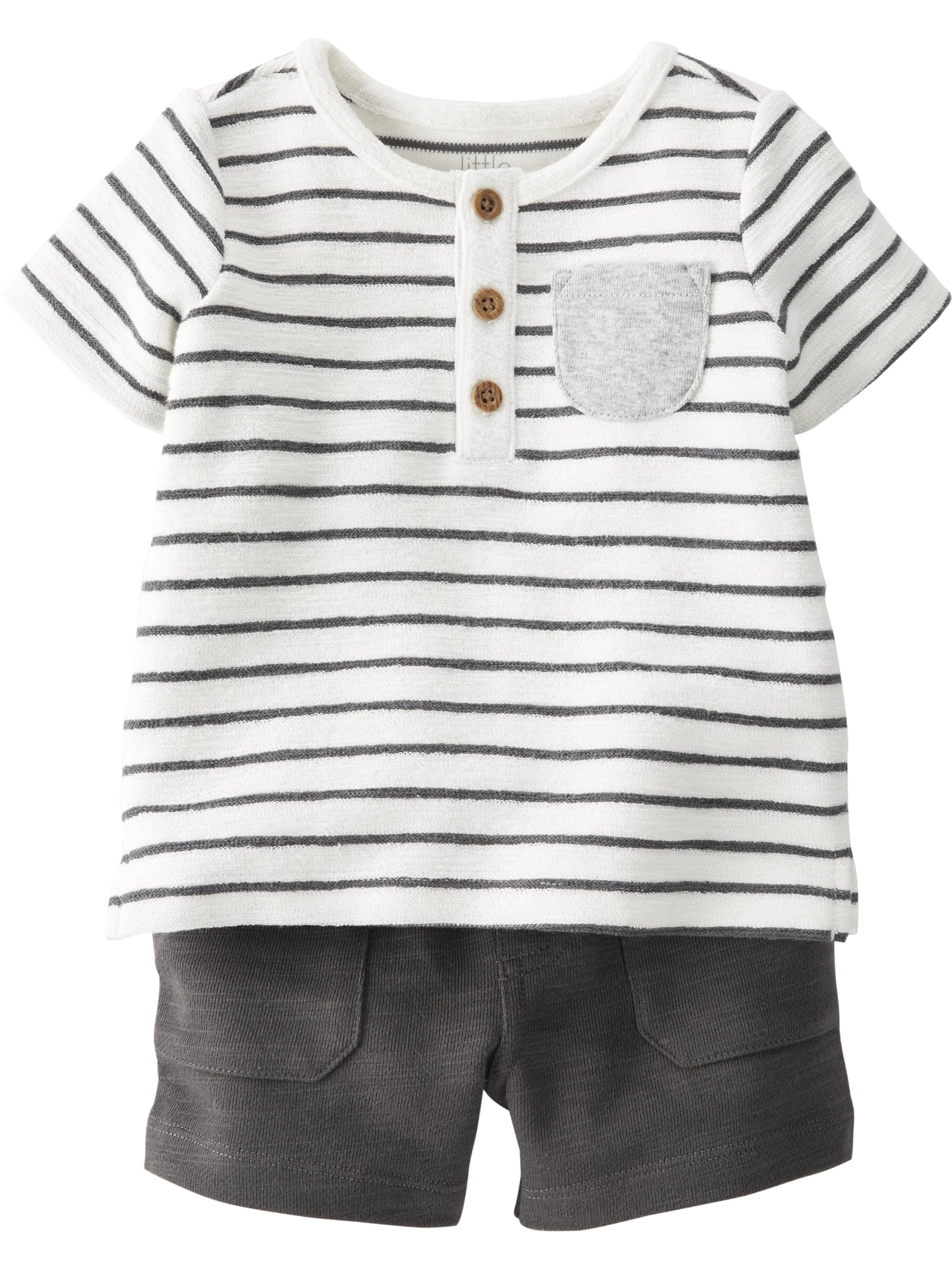 little planet by carter's Unisex Baby 2-piece Shorts Set Made With Organic Cotton