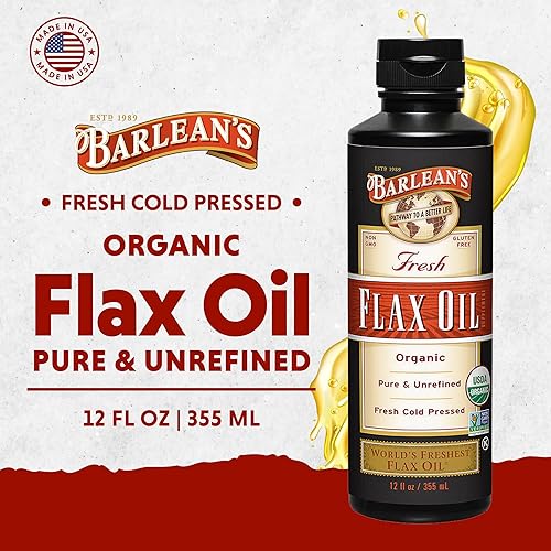 Miniatura 10 de Barleans Organic Oils Linaza fresca 16 onzas botella