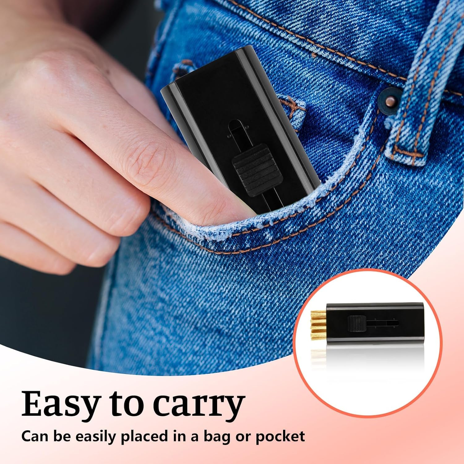 Retractable Golf Club Cleaner Brush Multicolor 4 Pcs, Mini Pocket Golf Groove Cleaner Double-Sided Tool, Club Cleaning Accessories Gift Ideal for Men Women Golfer