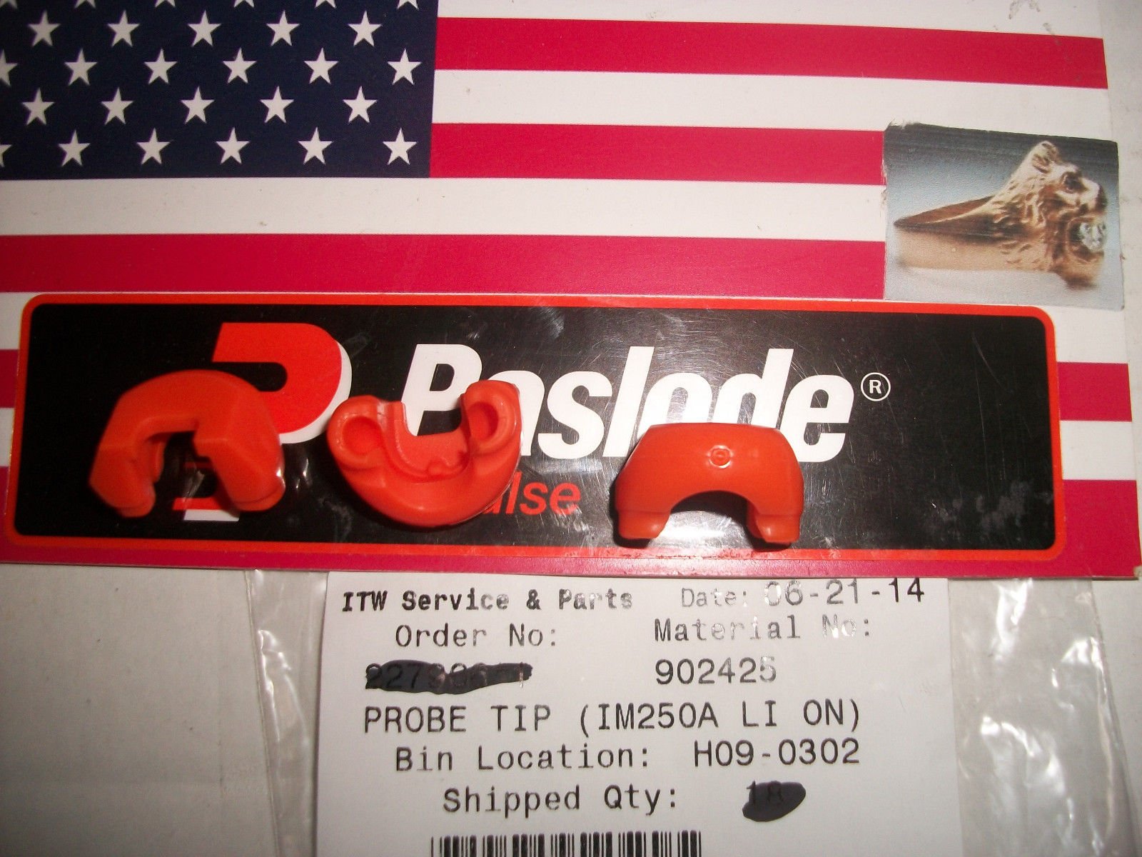 Paslode New Part # 902425 - No Mar Tip Li-Ion Angled Trim (3 Tips)