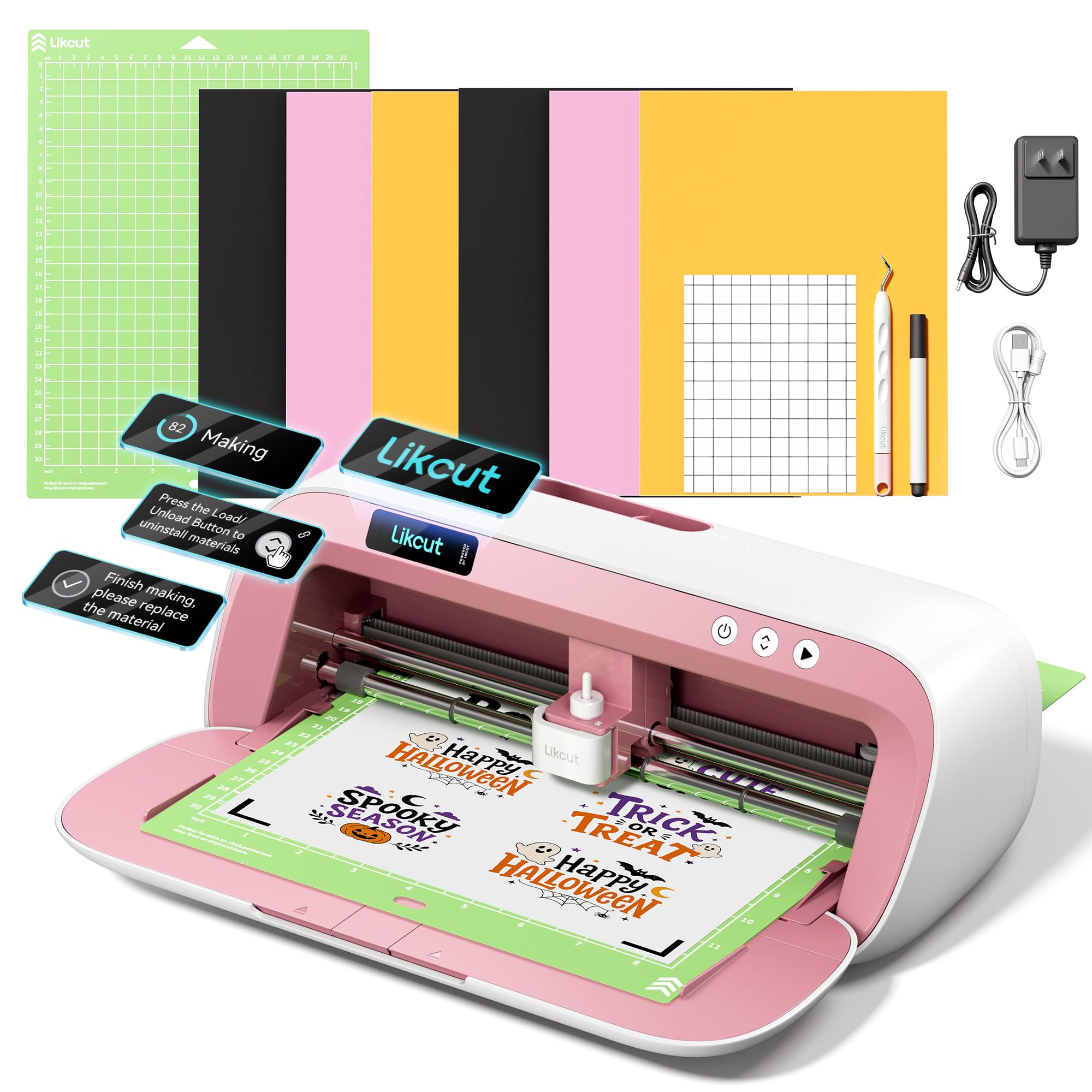 Likcut S41 Vinyl Cutter - AI Sticker & HTV Cutting Machine -11