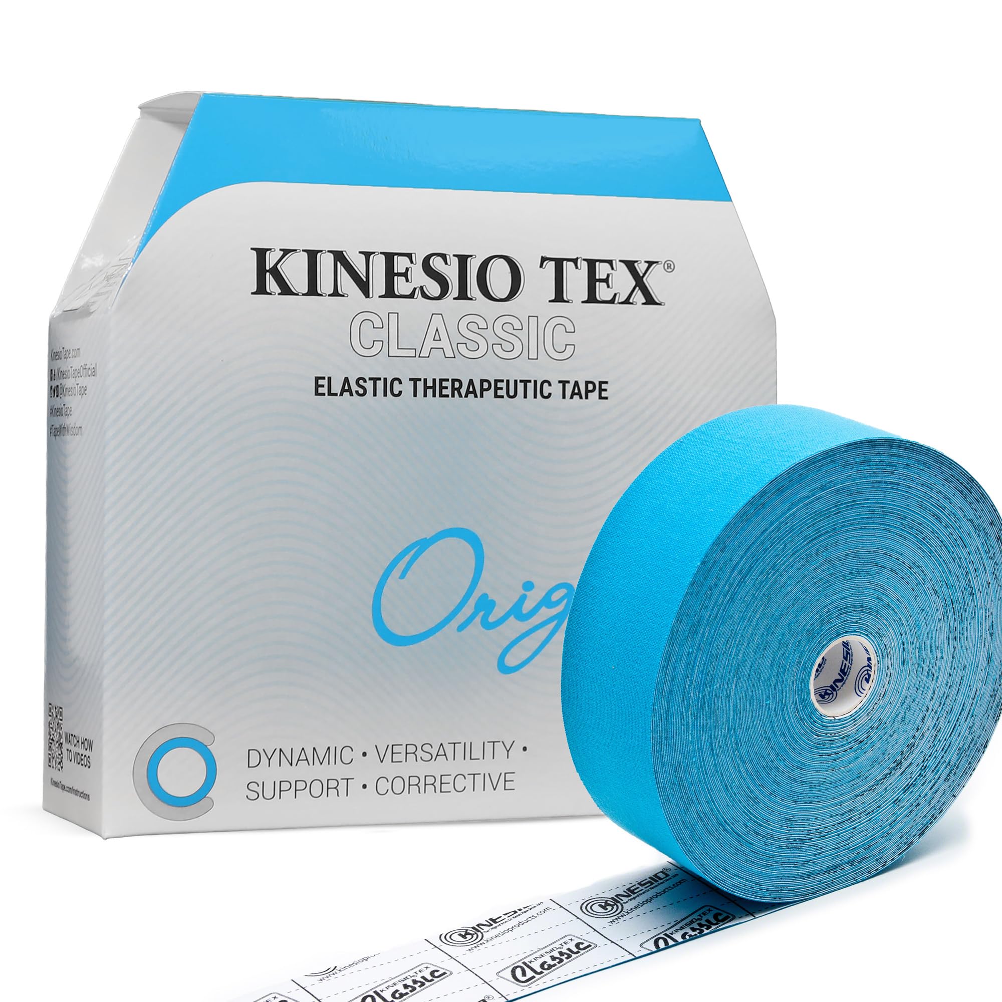 Kinesio - Rotolo di nastro classico, 31,5 m x 5 cm, colore: Blu