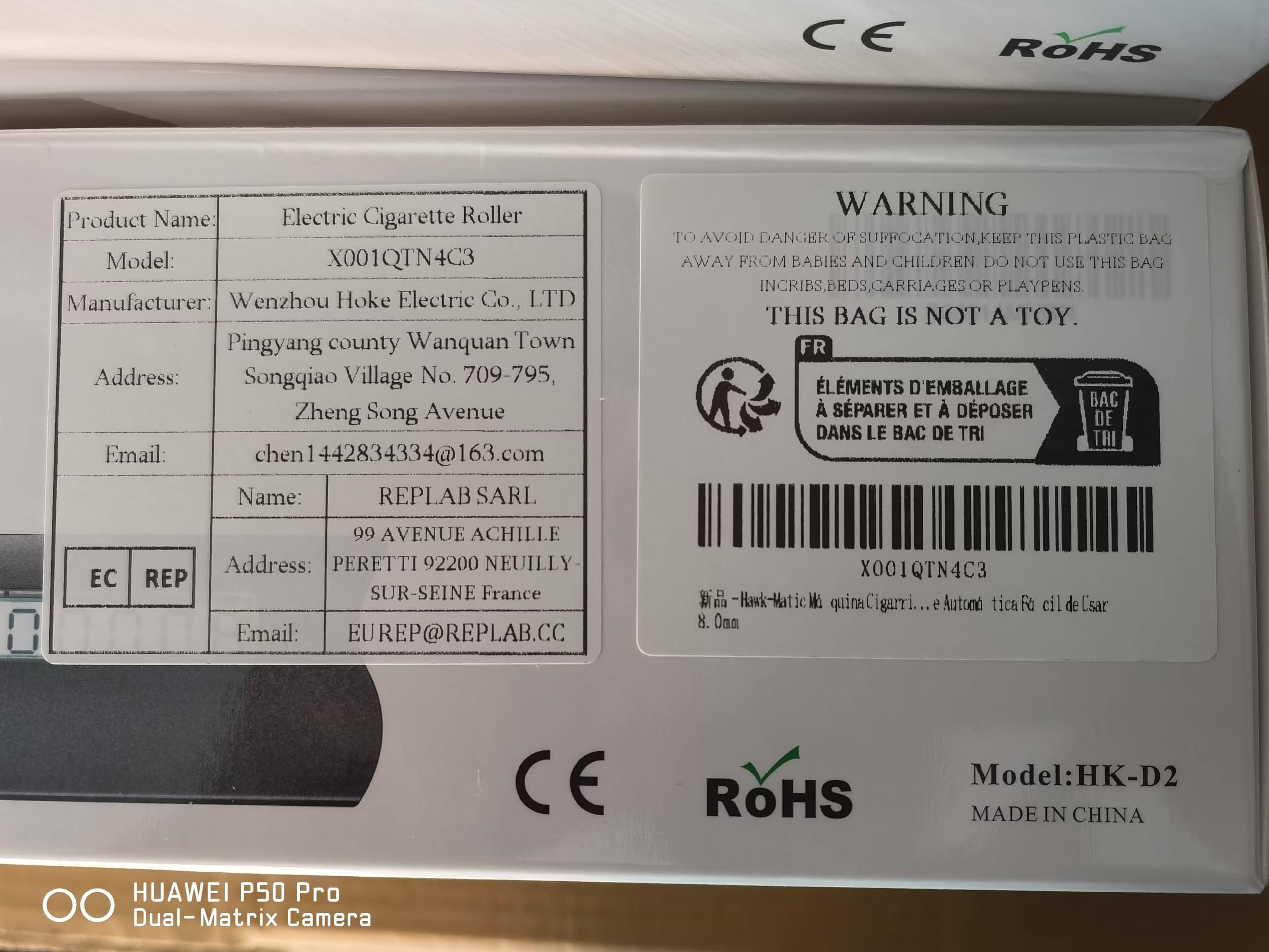 Hawk-Matic Inyectora Eléctrica Automática de Cigarrillos con Compatibilidad King y 100 mm, Máquina Robusta de Relleno de Tabaco