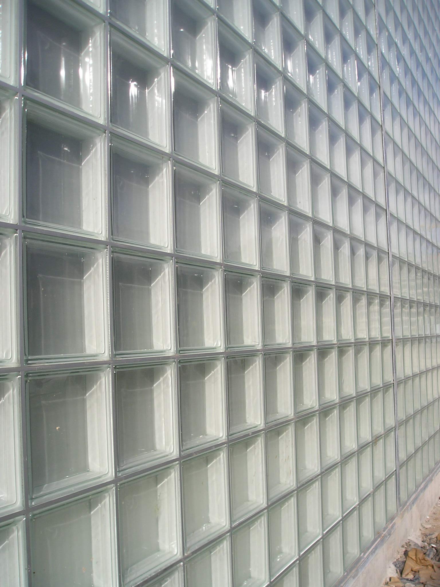 Bloque de vidrio Bormioli Rocco Pure Liso Transparente | cm 19x19x8 | Unidad de venta 1 caja de 6 pzas