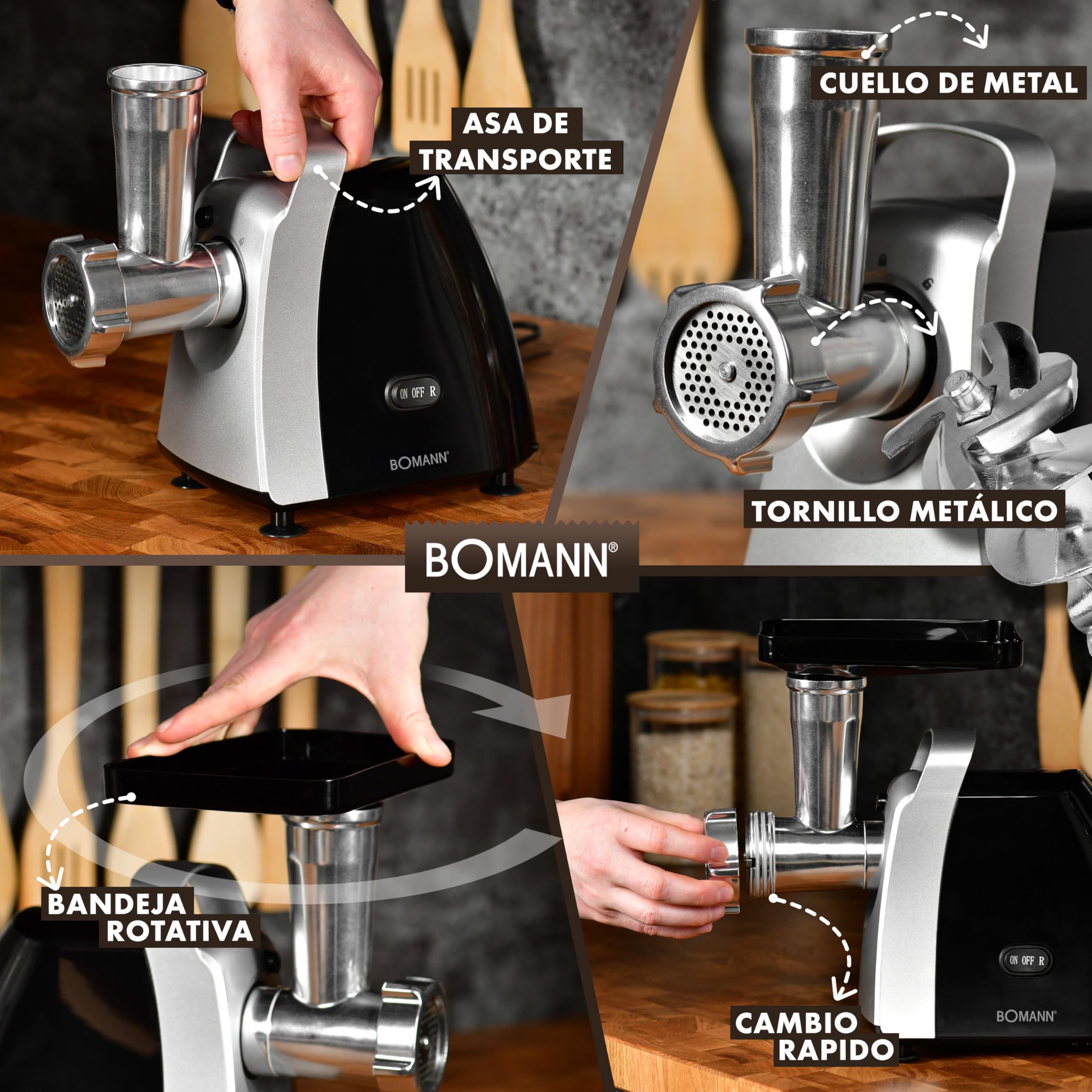Picadora de carne Bomann 1000W FW 6067