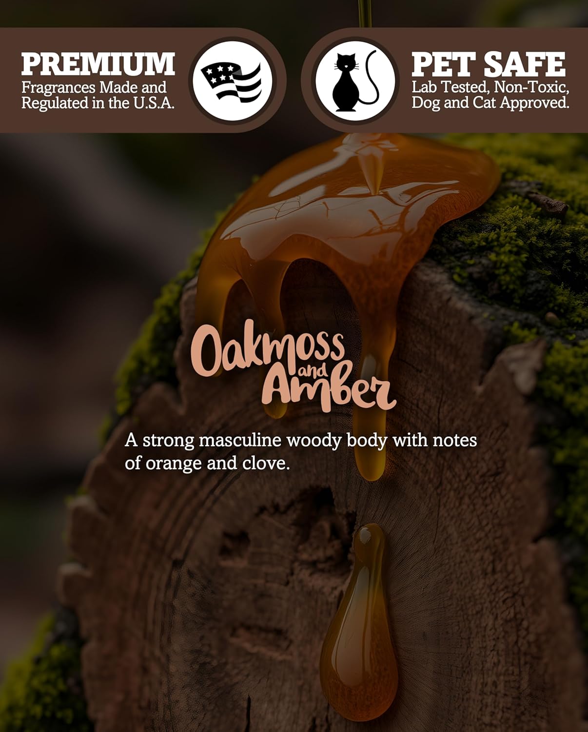 Oakmoss & Amber Premium Tealight Candles Bulk Pack - Highly Scented with Essential & Natural Oils - 24 White Tea Lights - Beautiful Candlelight - Made in the USA - Incense & Earth Collection