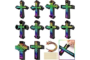 Enriching Easter Celebrations with Colorful Chivao Scratch Cross Ornaments