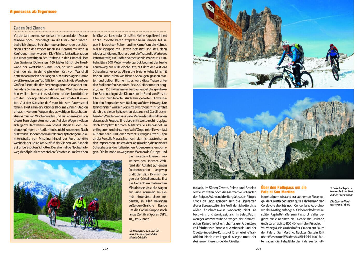 Bruckmann Mountainbikeführer: Alpencross mit dem Mountainbike. 23 Touren in den Ost- und Westalpen. Mit dem Touren-Baukastensystem, Detailkarten und GPS-Tracks zum Download