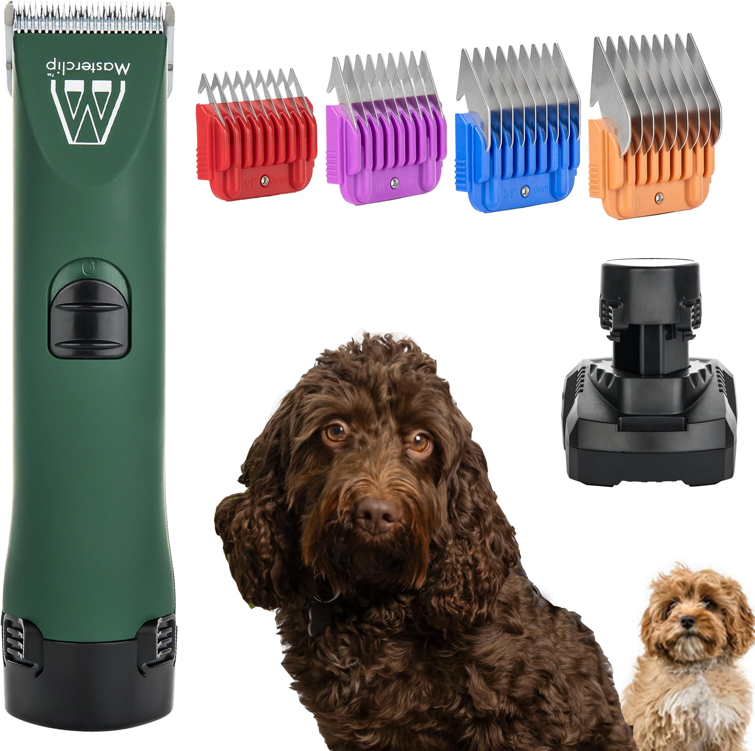 Wahl Dog Clippers, KMSS Premium Dog Grooming Kit, Full Coat Dog Grooming Clippers for All Coat