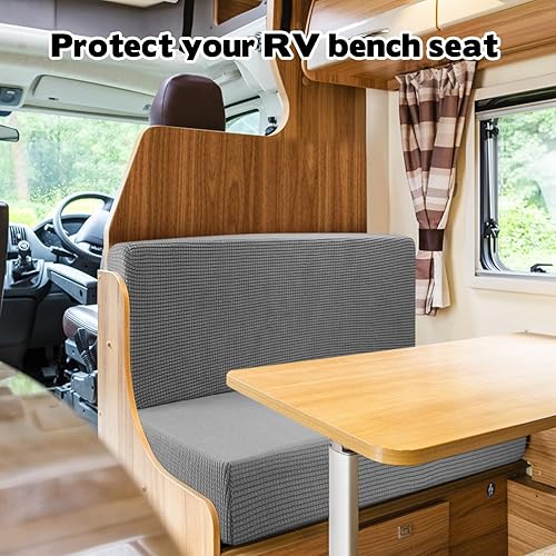 Miniatura 6 de Fundas de sofá de autocaravana, fundas para muebles de caravana, funda de sofá para caravana, funda de muebles de caravana, color gris (57 x 72