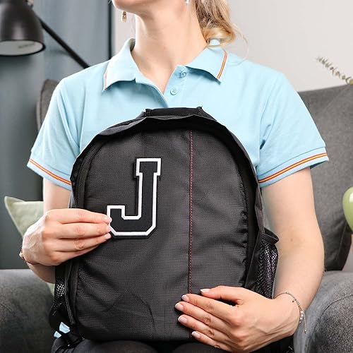 Miniatura 57 de Parches de letras termo-adhesivas de alta calidad – Lindas letras para ropa – Parche universitario para ropa – Letras bordadas de 4 1/2 parches