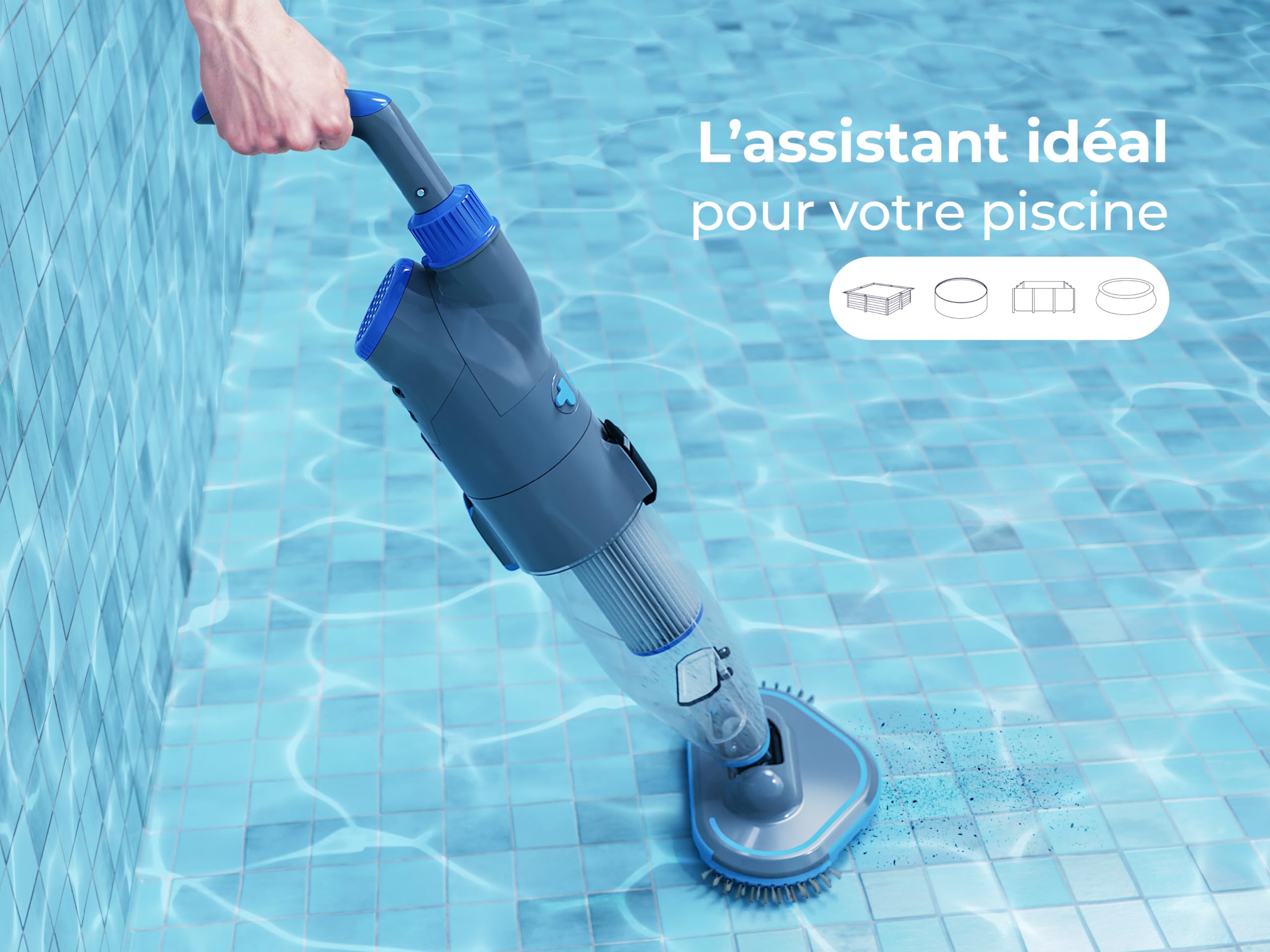 Gre VCB10 Electric Vac Nettoyeur de Piscine Électrique Gre VCB10 Electric Vac Nettoyeur de Piscine Électrique