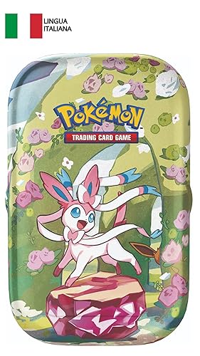 GCC Pokémon: miniscatola da collezione Sylveon dell’espansione Scarlatto e Violetto - Evoluzioni Prismatiche (due buste di espansione e una moneta)
