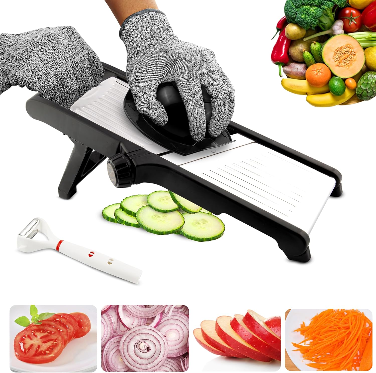 MAJESTIC BM Mandoline Food Slicer Potato Slicer for Chips