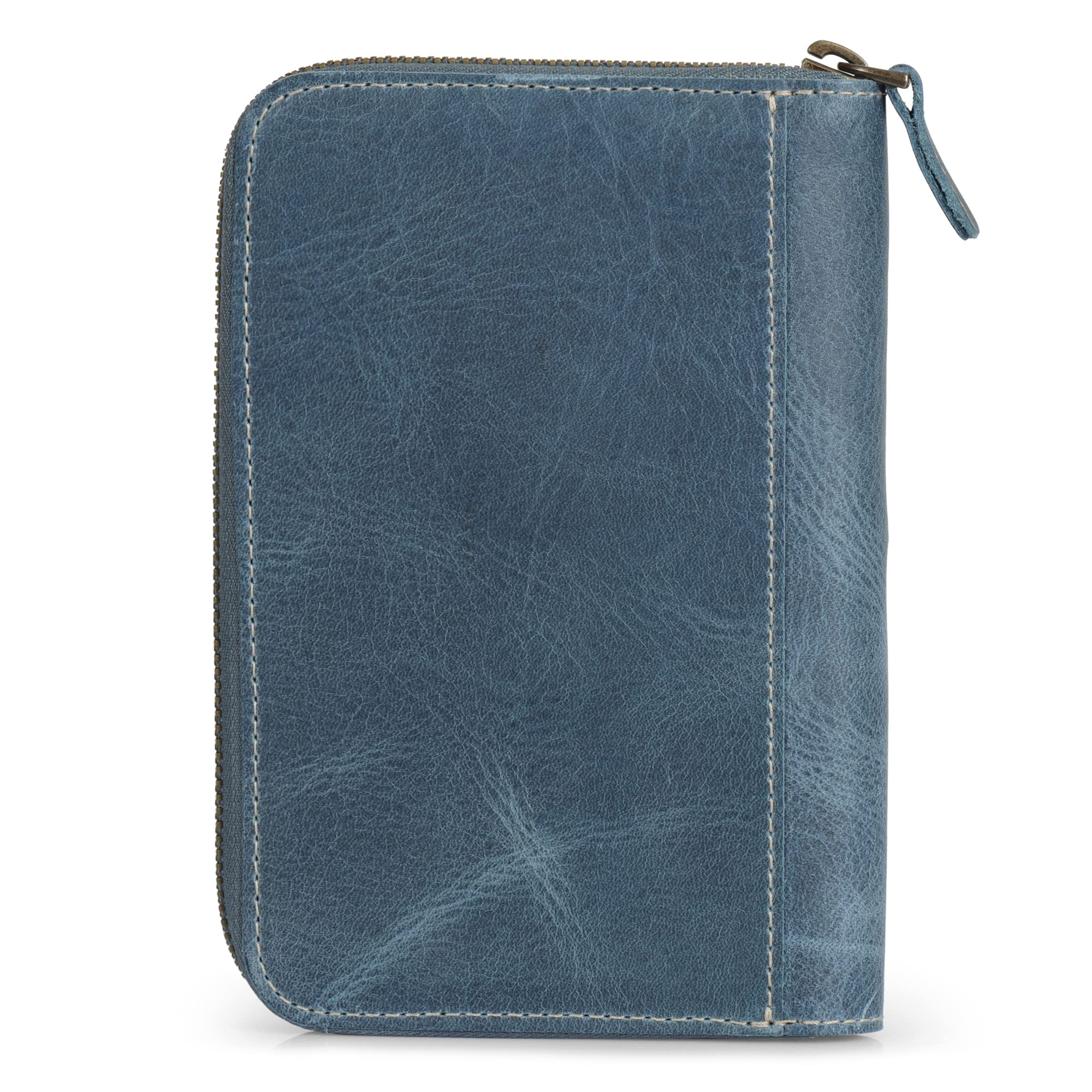 Londo Porte-Documents en Cuir Véritable – Conférencier avec Porte-Stylo, Bloc-Notes et Fermeture Éclair pour Bureau, Affaires & Voyage