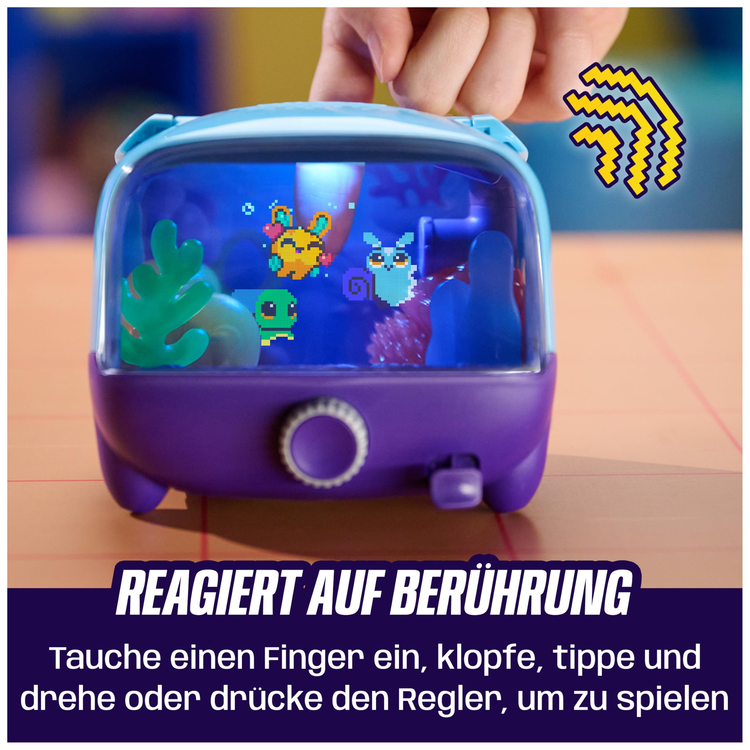 Bitzee Aquarium, digitales Haustier, sensorisches 3D Spielzeug ab 5 Jahren