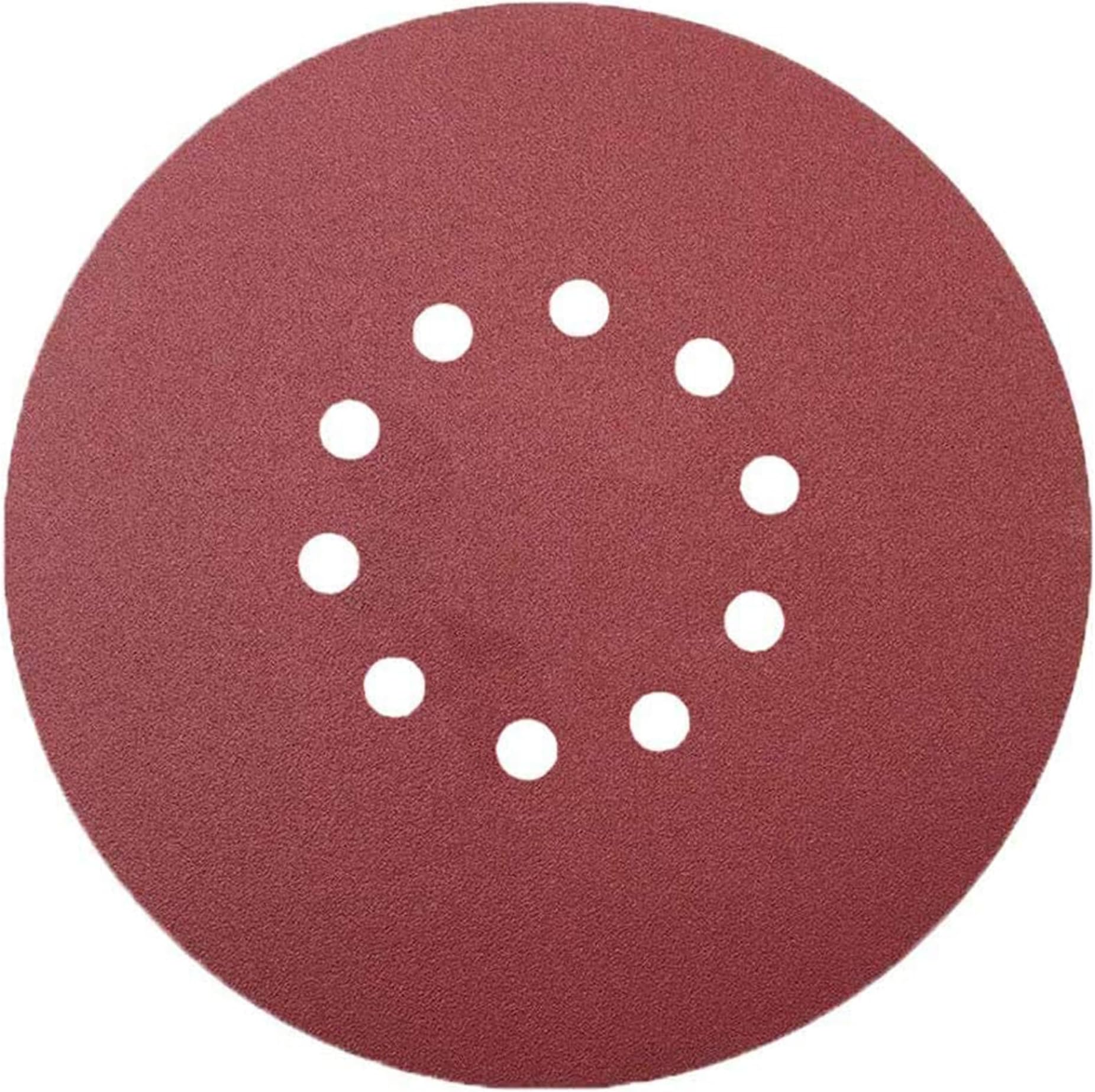 iBELL Sanding Disc 225mm (9") for IBELL Drywall Sander DS25-80 with 10 Holes for Dust Vacuum 80 Grit (10Pcs Pack)