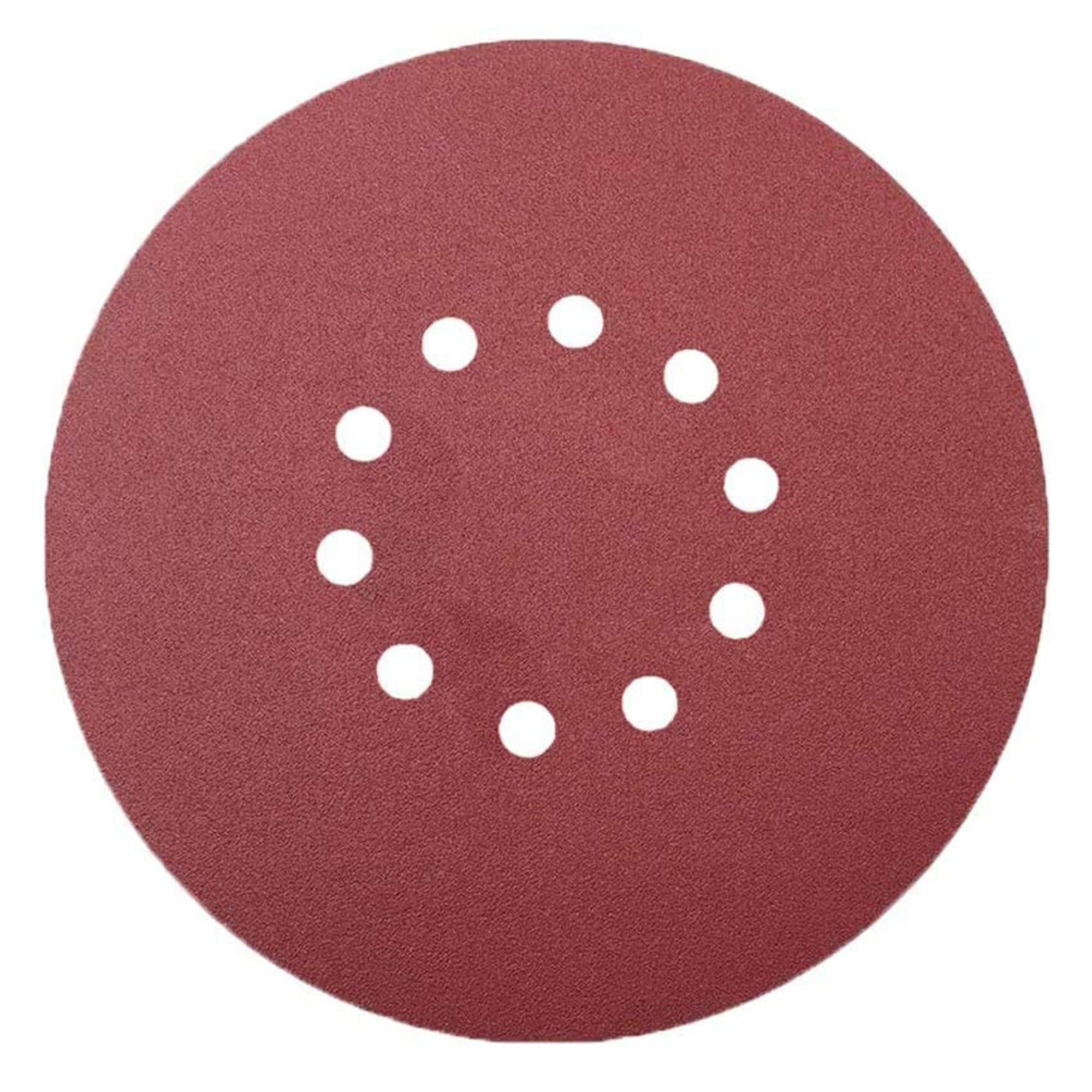 iBELL Sanding Disc 225mm (9") for IBELL Drywall Sander DS25-80 with 10 Holes for Dust Vacuum 80 Grit (10Pcs Pack)