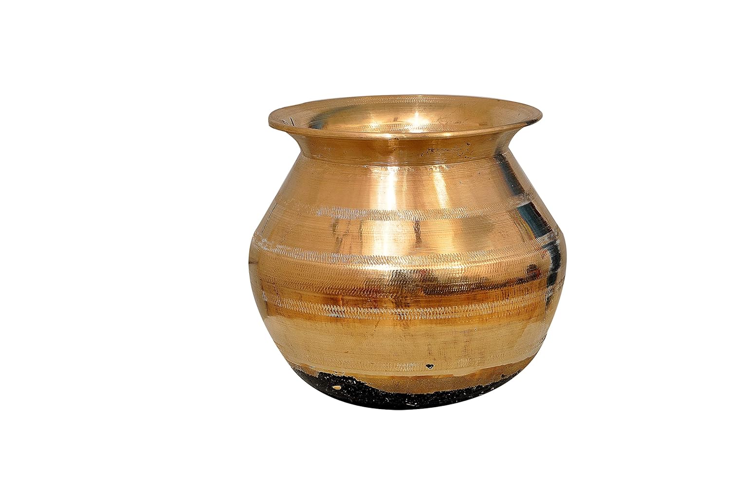 Buy Yela Bronze Pot 1500 ML Vengala Panai, Kansya Patra, Kancina