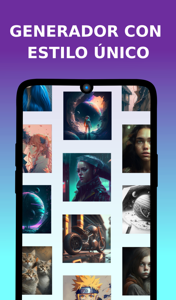Aplicación PiClipse - Generador de arte con IA en Amazon Appstore