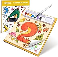 Vista 12 de JoyCat Libros de pintura con agua para colorear para niños pequeños, juegos de pintura de acuarela para niños de 3 a 5 4 a 8 años, actividades