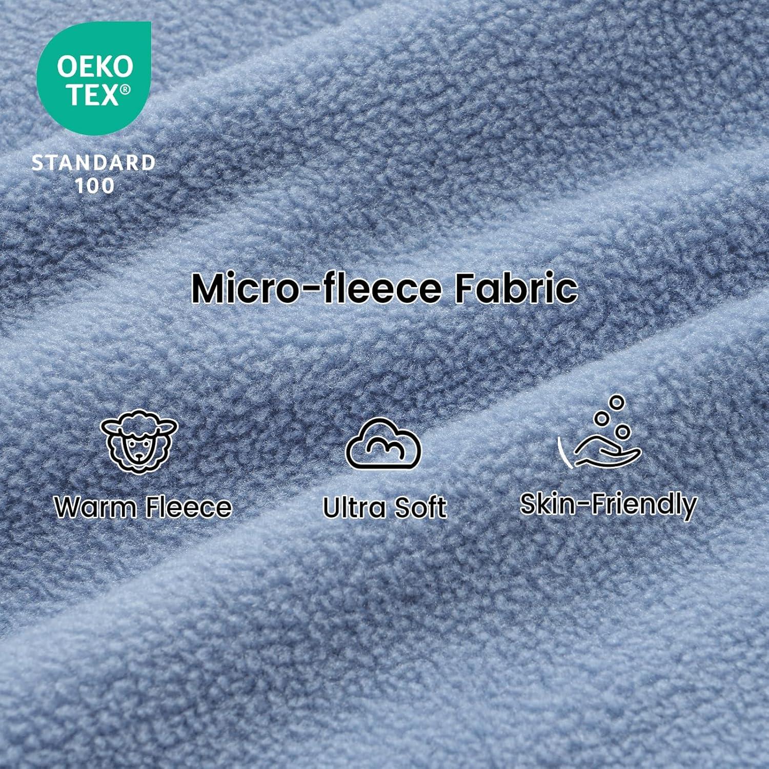 PHF 3 Pack Warm Micro-Fleece Baby Sleep Sack 0-6 Months, Soft Baby Wearable Blanket, 2-Way Zipper Sleeping Bags, Comfy Toddler Sleeping Sack for Boys, Small Size, Space - Image 3