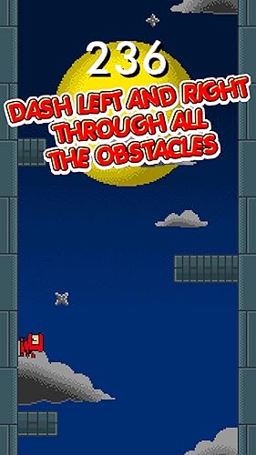 Speedy Ninja Bouncer - Invincible 8 Bit Retro Wall Brick Ninjump Raiders