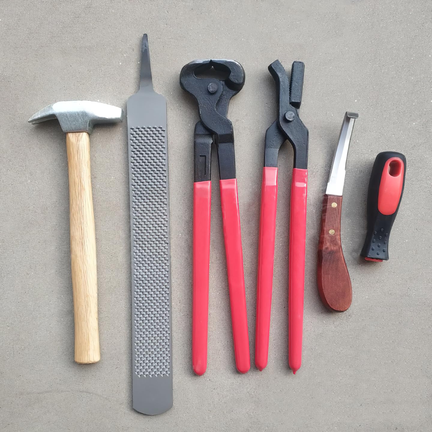 Farrier Hoof Kit Premium Steel Farrier Tool Horse Cattle Hoof