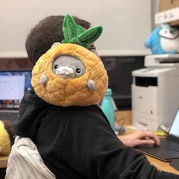 Squishable - Undercover Kitty in Pineapple - Undercovers Collection - 7 in - Soft Toy Collectible Stuffed Animal