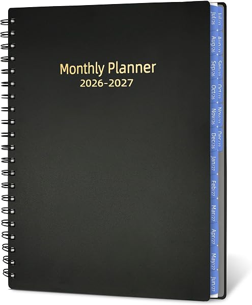 Planner 2025-2026,Monthly Planner,Time Management Planner, 100GSM Thick Pape