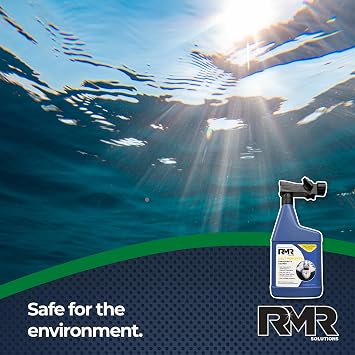 RMR Salt Remover Concentrate Cleaner, Salt & Rust Remover & Engine Flush for Boats, Trucks, Vehicles, 32 Ounce Bottle With Hose-End Adapter