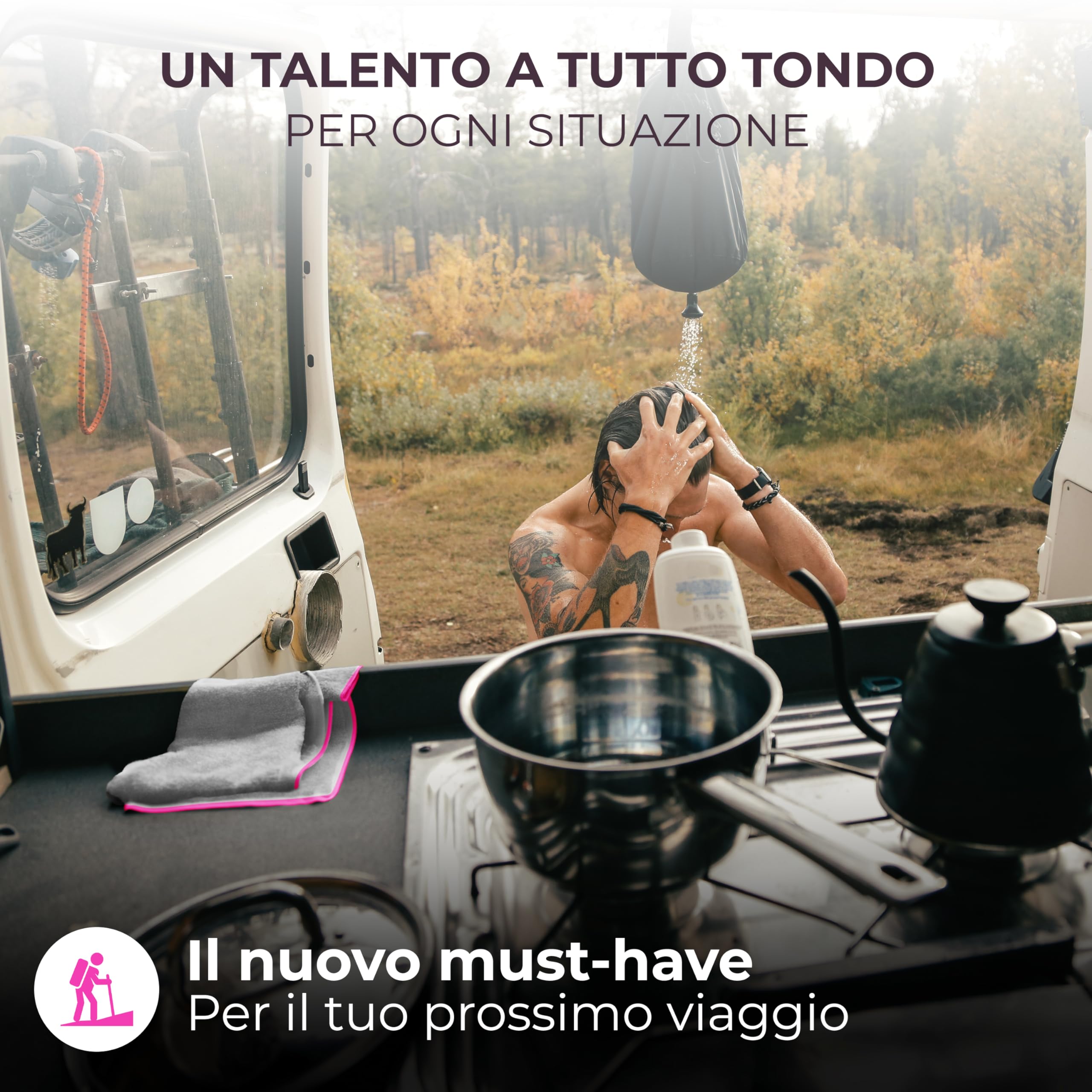 NirvanaShape Asciugamano Microfibra | 14 colori | 8 taglie | Asciugatura Rapida, Leggero, Assorbente | Asciugamano da Viaggio/Asciugamano da Bagno | Ideale per Viaggi, Spiaggia, Yoga, Sauna