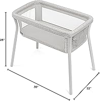 Vista 9 de Chicco LullaGo Anywhere - Moisés portátil, ligero, ahorra espacio con colchón impermeable y sábana bajera, apto para viajes, incluye bolsa de Letra