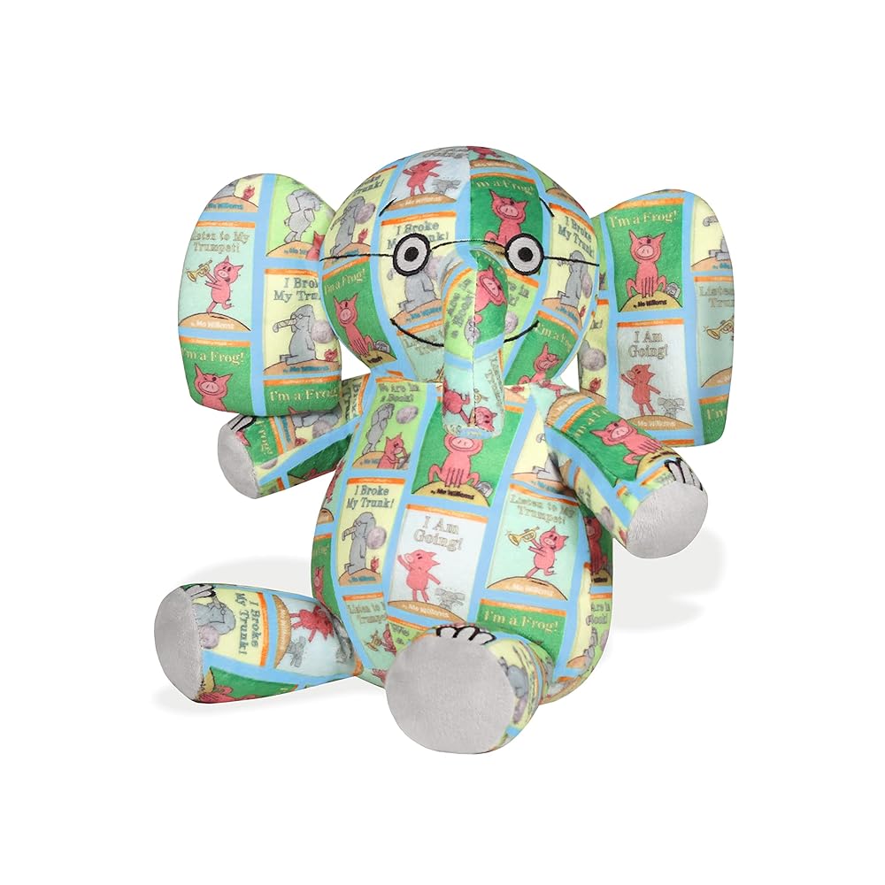 YOTTOY Mo Willems Collection | Elephant Anniversary Soft Stuffed Animal Plush Toy -9.5