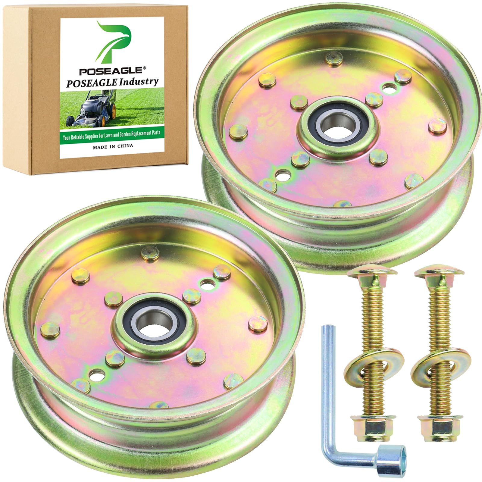 Amazon.com : POSEAGLE 2 Pack 539132728 Idler Pulley Replace