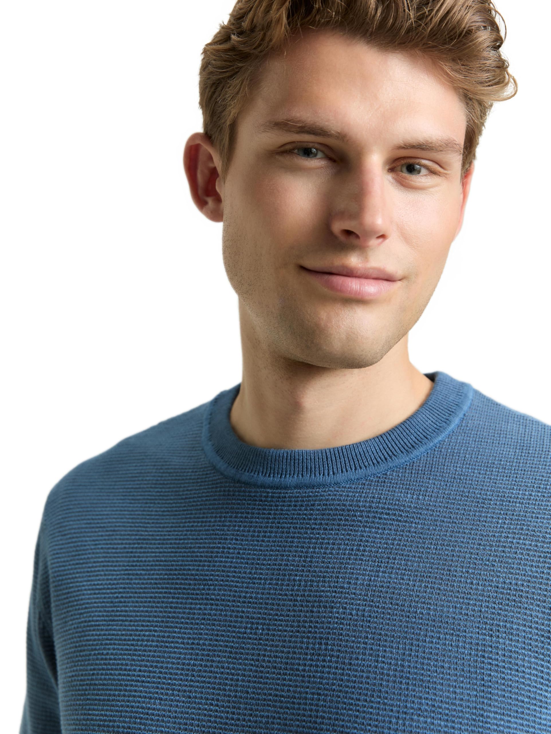 TOM TAILOR Herren 1048812 Strickpullover mit Rundhalsausschnitt