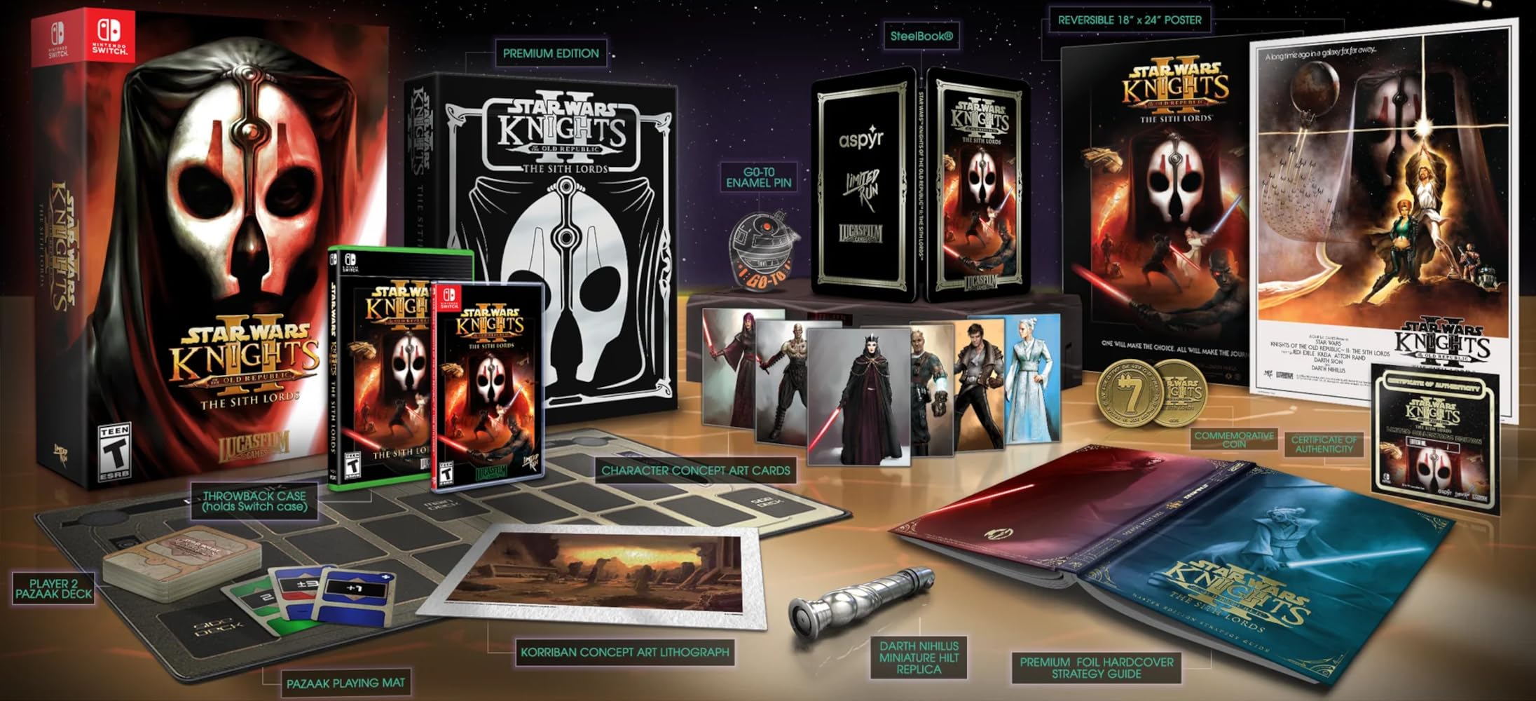 Cavalieri della Vecchia Repubblica II: The Sith Lords Master Edition (Limited Run Games #158) - per Nintendo Switch
