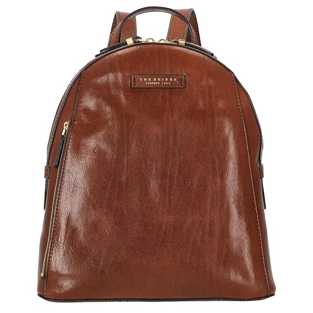 The Bridge Backpack Costanza Unisex Business Leather Brown