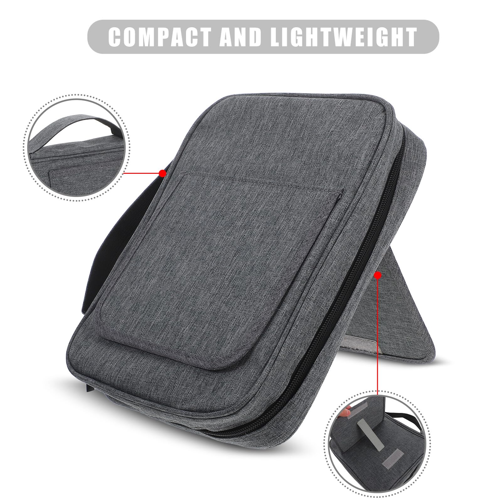 Cabilock 2 Pezzi Custodia Versatile Supporto Bibbia in Maniglia per Poliestere Integrato, Borsa Portatile per e Quaderni, per e Ritiri