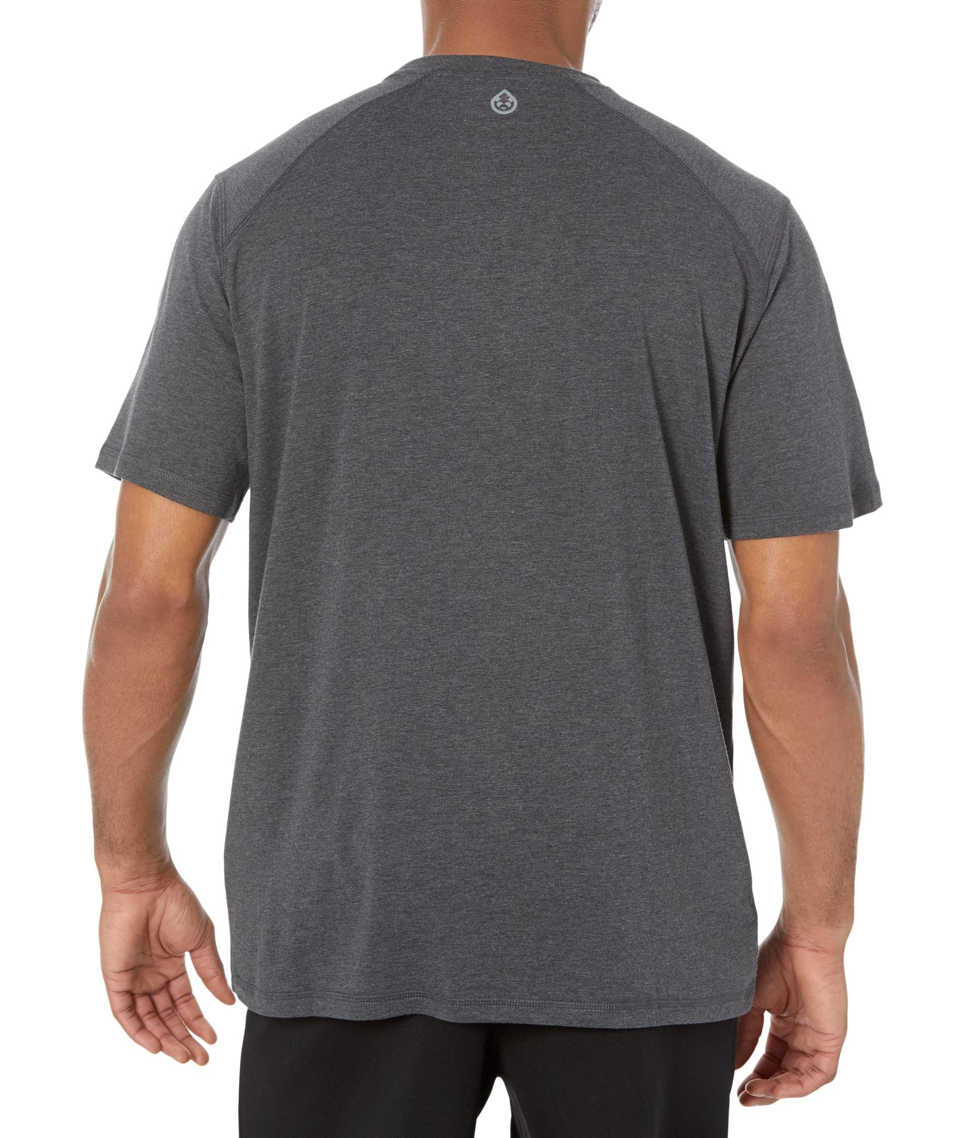 Joe's USA Men's Athletic All Sport Training T-Shirt ,True Royal/ Deep Orange ,X-Large