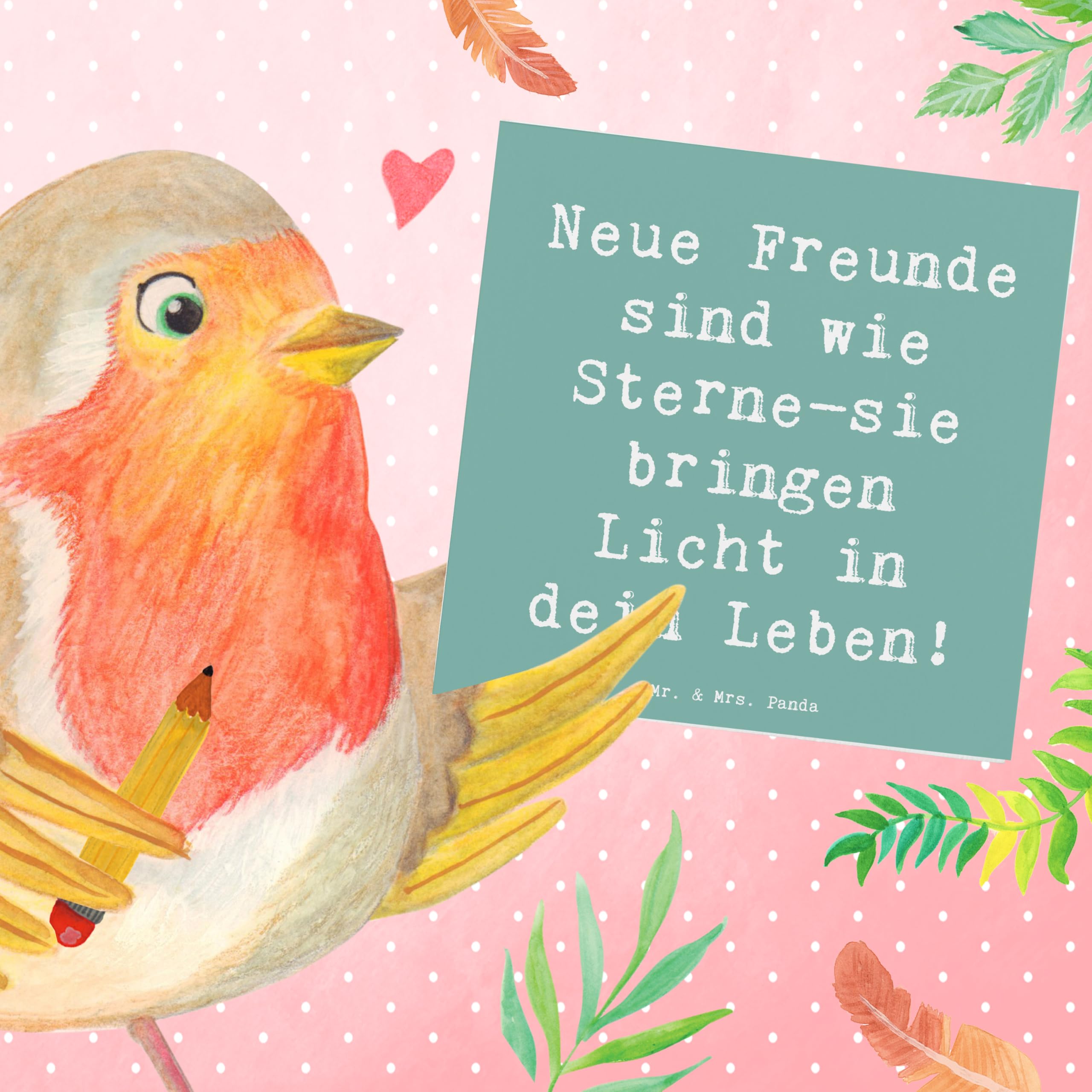 Mr. & Mrs. Panda Postkarte Erntedank Smörle -  Produktbild-Vorschau 8