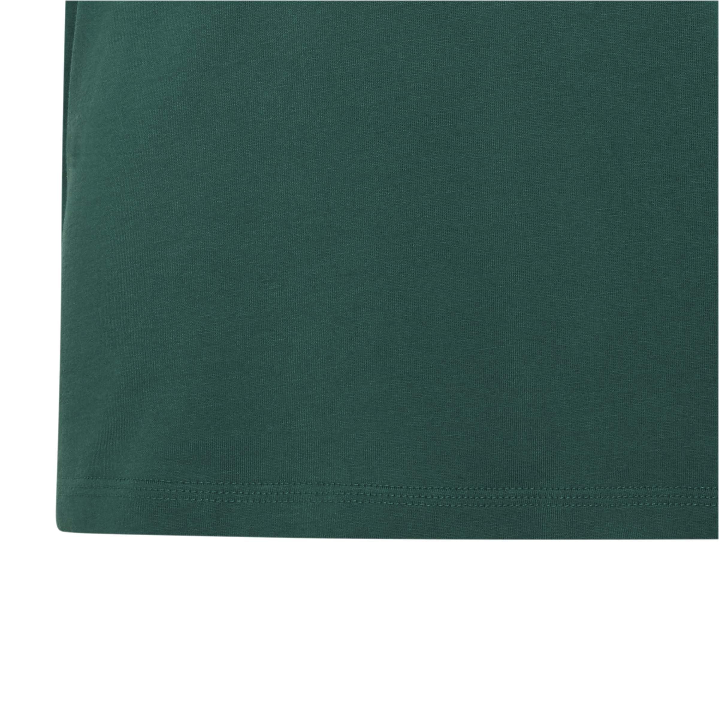 adidas Uniseks - dzieci Essentials 3 Stripes Shirt, collegiate green/white, 7-8 Years