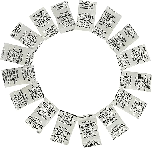 Spartan Silica Gel – 5 Gram Pouch of 80 Packets (5gm / 80 packets) | Silica Gel Pouches for Room Kitchen Wardrobe Cupboard car Bedroom Camera…