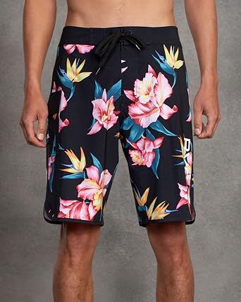 Rvca メンズ スタンダード 4ウェイ ストレッチ 固定ウエスト 20インチ ボードショーツ