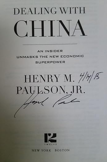 Dealing with China: An Insider Unmasks the New Economic Superpower