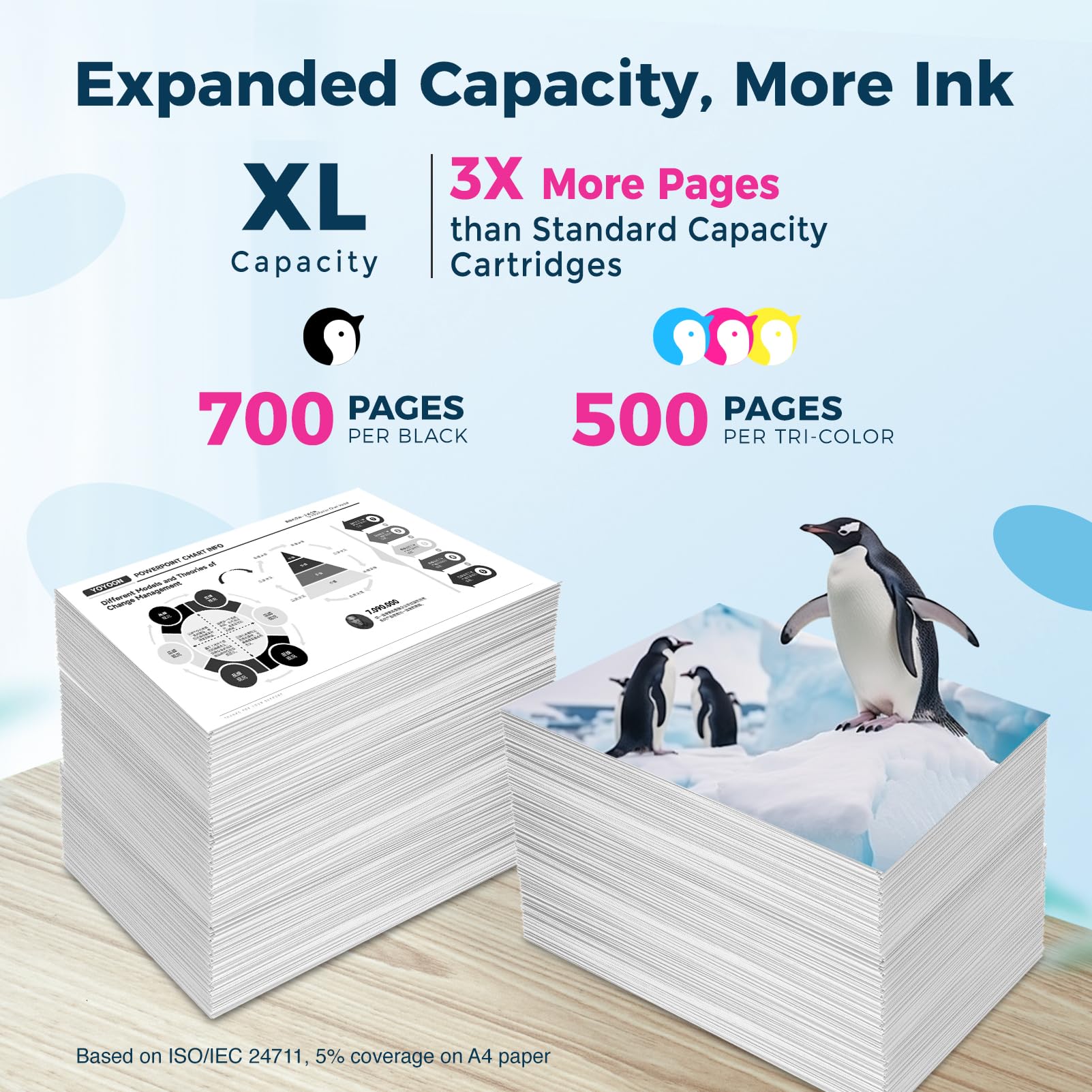 Penguin PG-540XL Tinta para Canon 540 y 541 XL Negro y Color Tinta 540 XL